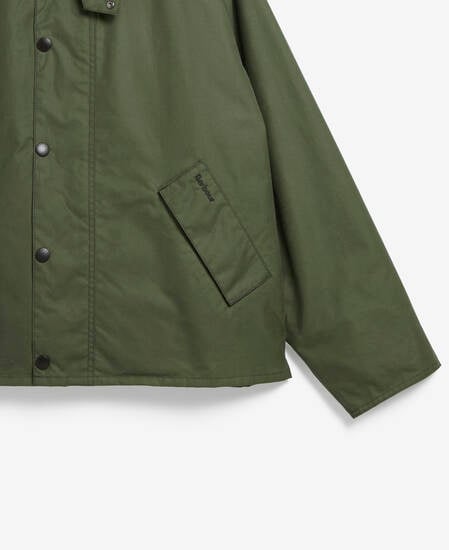 Transport Waxed Jacket Light Moss