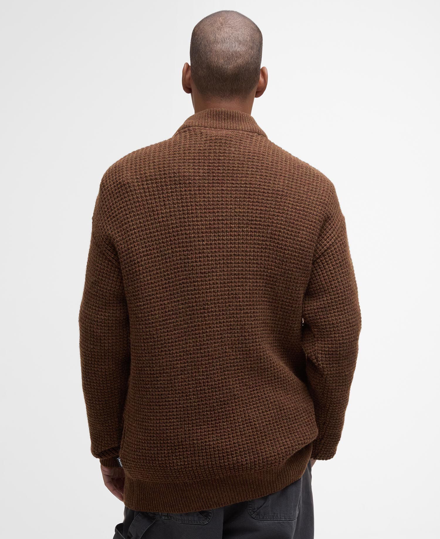 アパルトモン　MIddle gauge KNIT FREE ブラウン Buy Gearstone Textured Knit for USD 215.00 | BARBOUR_US
