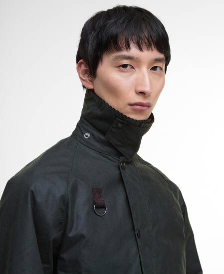 Modified Spey Waxed Jacket Sage