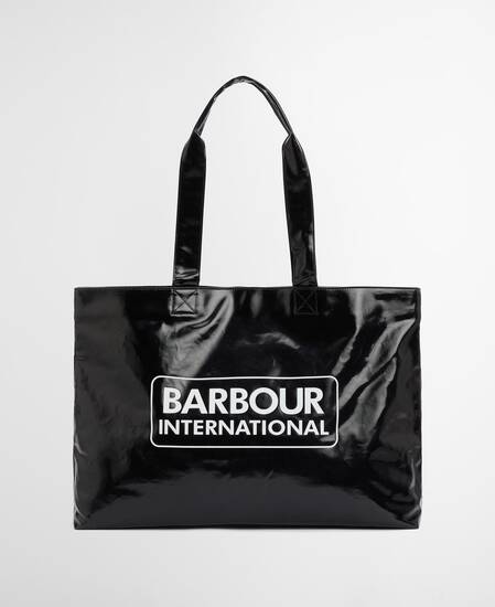 High Shine Tote Bag Black