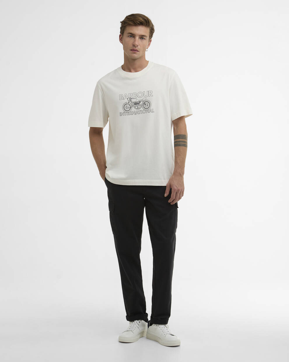 T-Shirt Cowl Motorbike Graphic