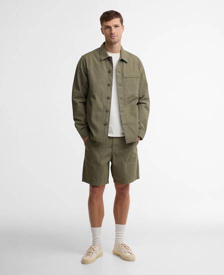 Sherburn Overshirt Dusty Olive