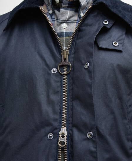 Ashby Waxed Jacket Classic Navy