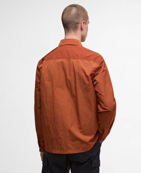 Inline Overshirt Dark Ginger Inline Overshirt Dark Ginger