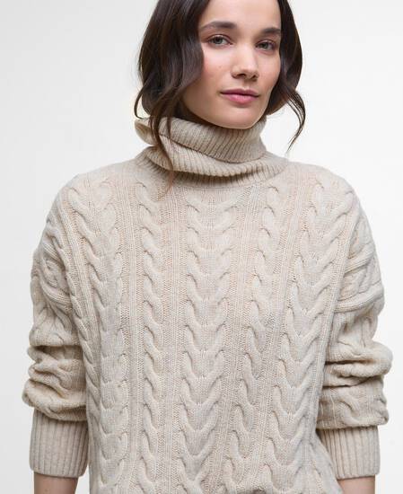 Maglione Embleton a collo alto con risvolto Birch