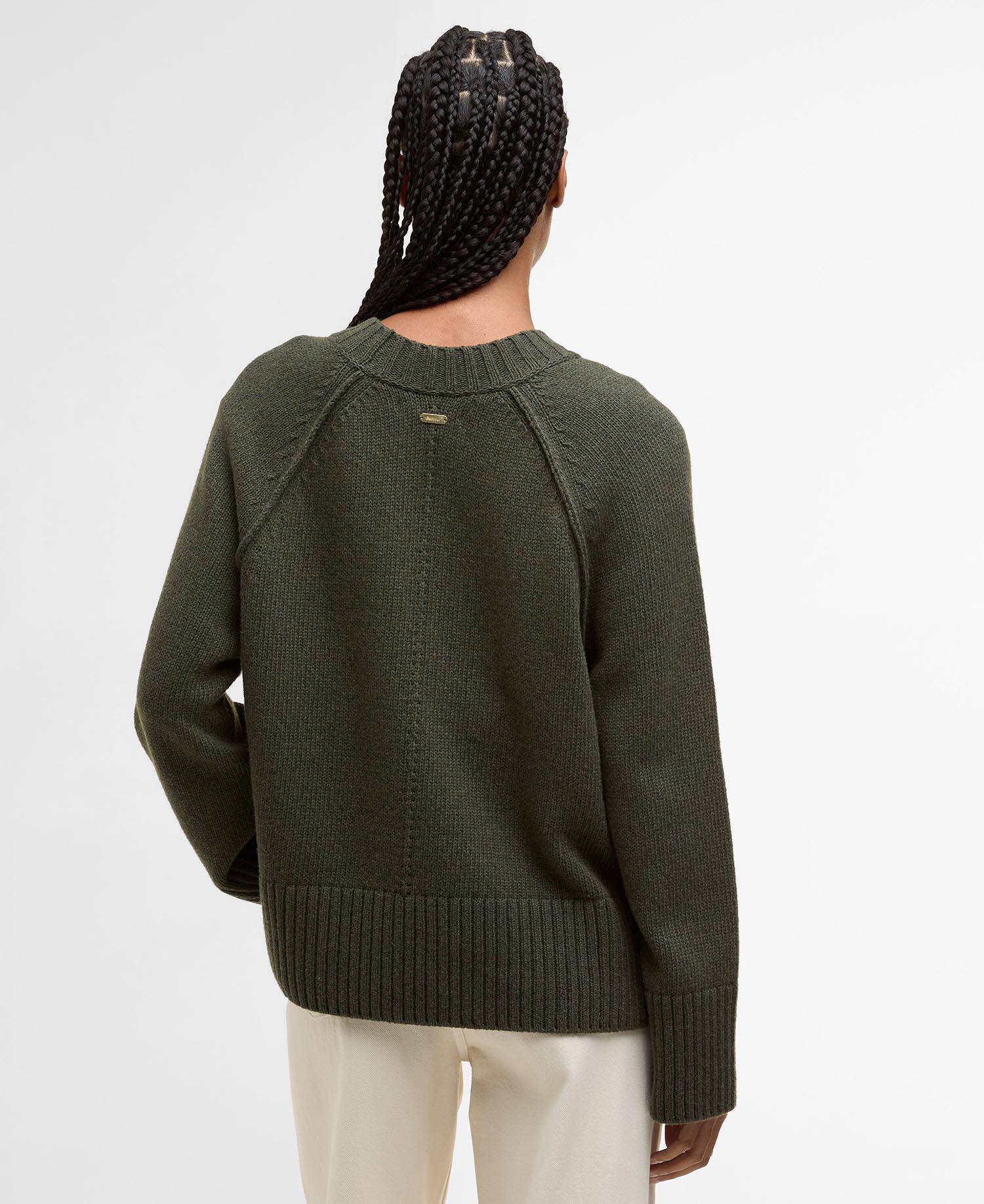 Ashdon Crew Neck Jumper Sage image number 2