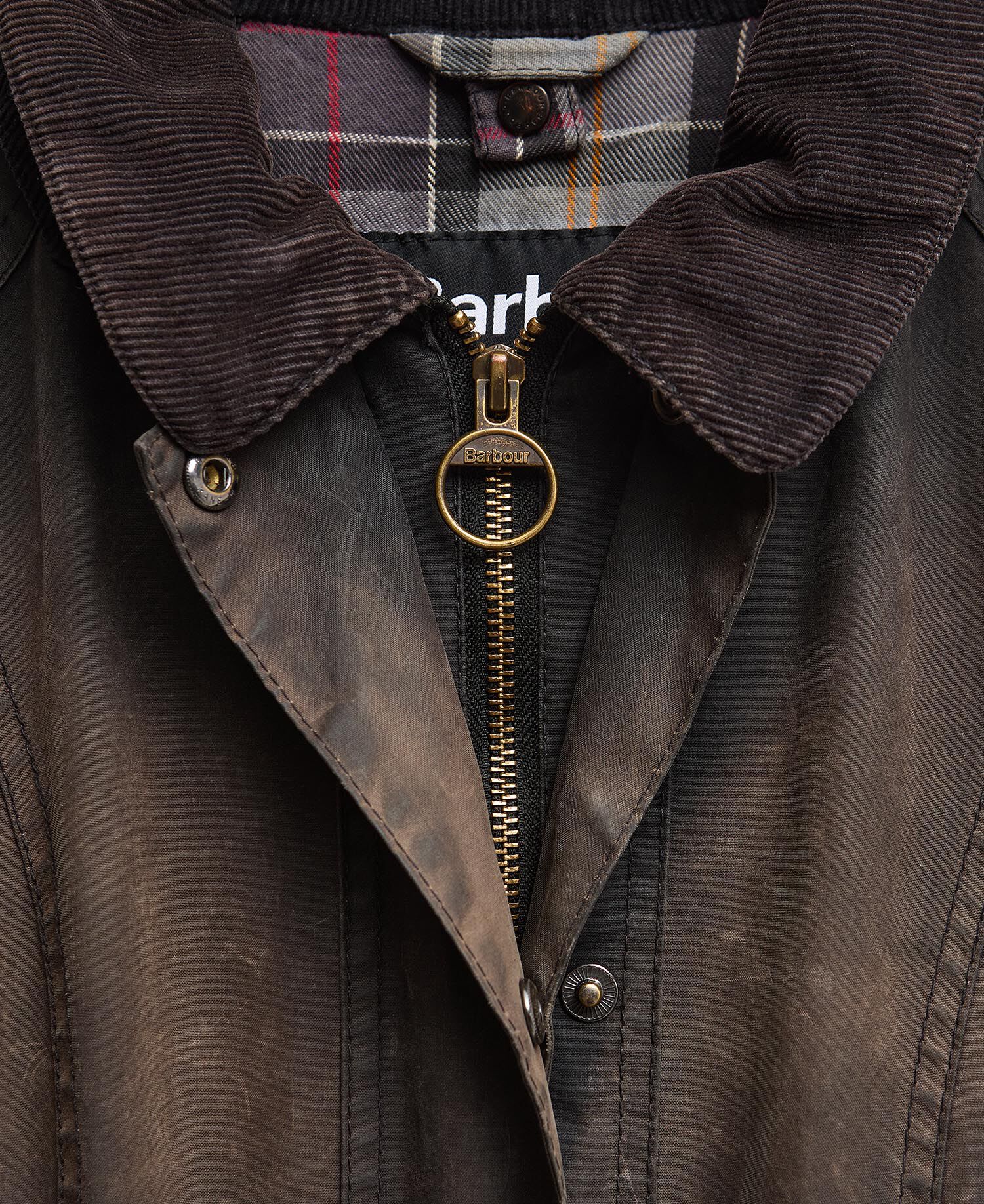 Barbour Re-Loved Beadnell Waxed Jacket - Size 12 Black