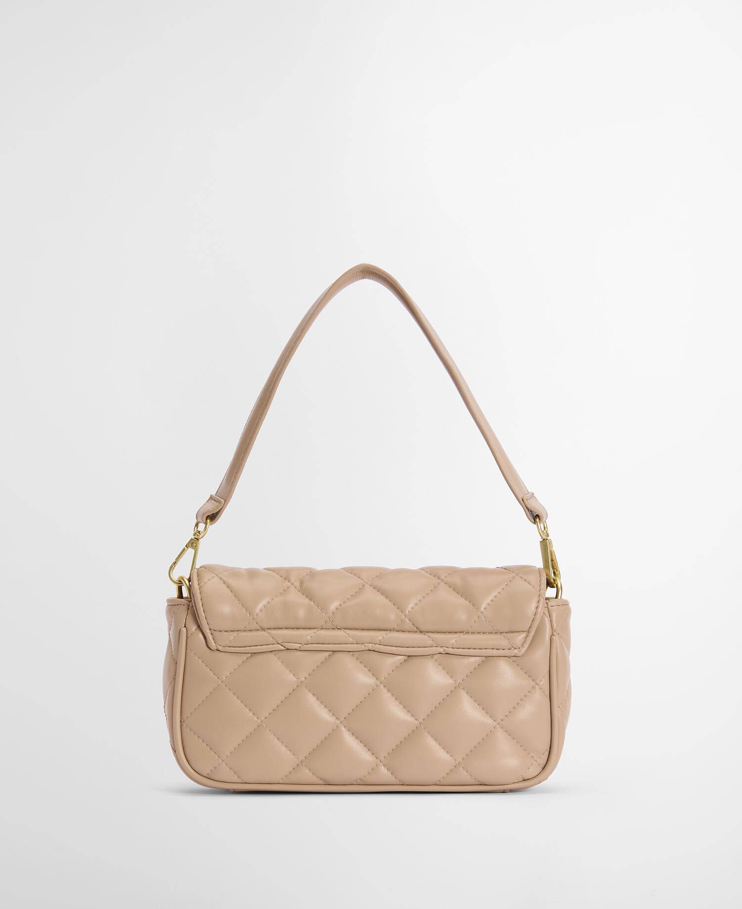 Soft Quilt Mini Soho Crossbody Bag Camel image number 6
