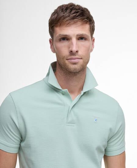 Sports Short-Sleeved Polo Shirt Pale Apple