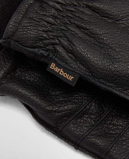 Highfield Leather Gloves Black