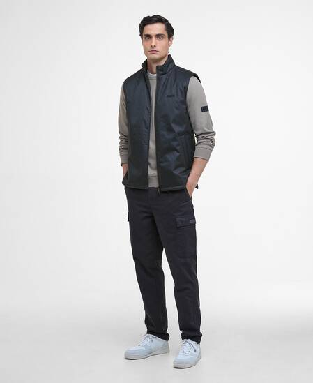 Darton Check Gilet Black/Sage Check Darton Check Gilet Black/Sage Check