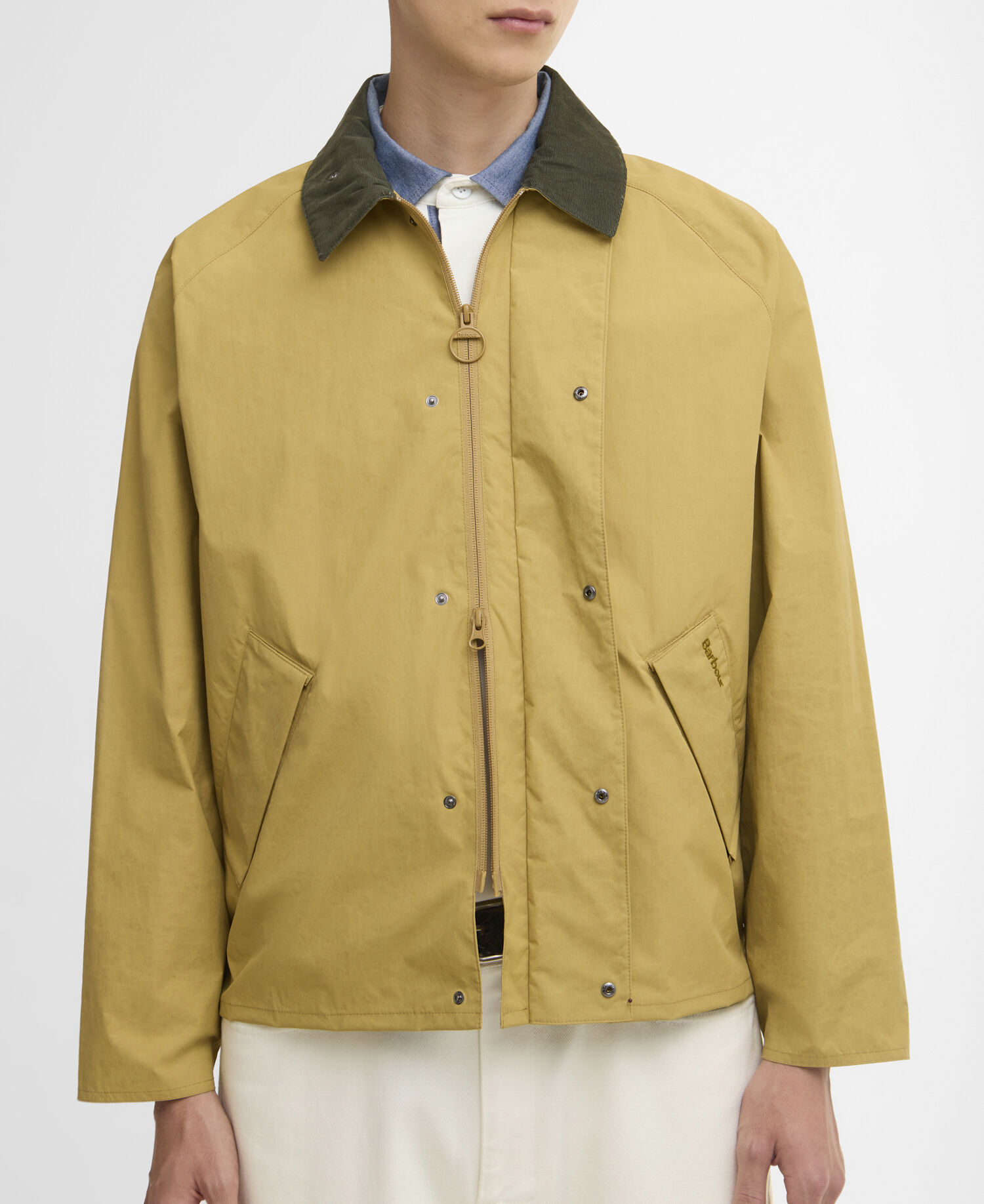 Ripstop Transport Showerproof Jacket Golden Green