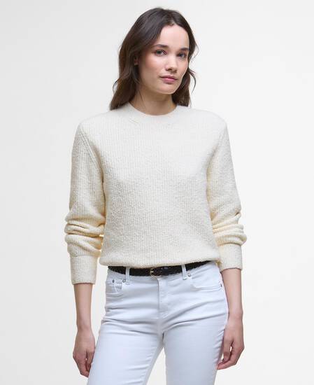 Luciana Crew Neck Jumper Cloud