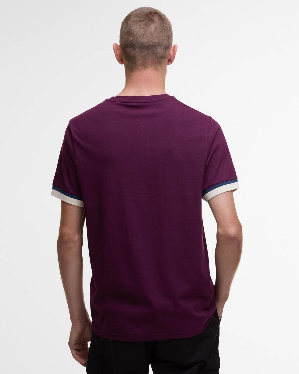 Deep Cuff Evan Tipped T-Shirt