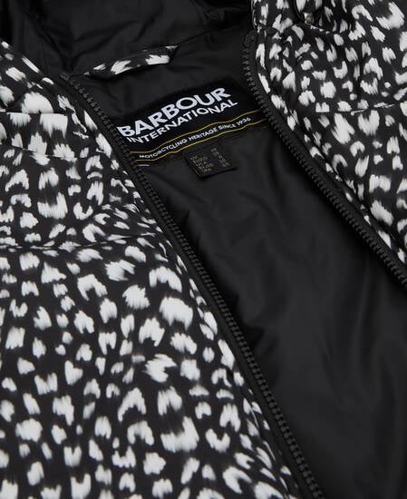 Weste Calista Printed Snow Leopard