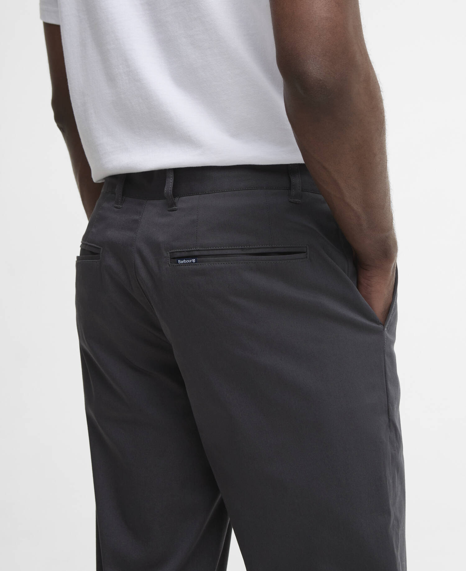 Chino Lightweight Stretch Tailored Asphalt image number 3