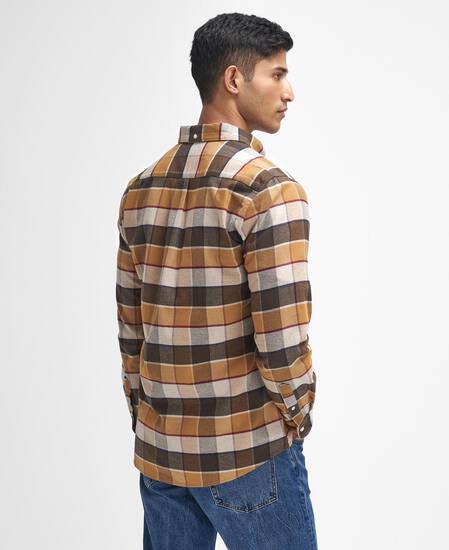 Valley Tailored Long-Sleeved Shirt Classic Brown Valley Tailored Long-Sleeved Shirt Classic Brown