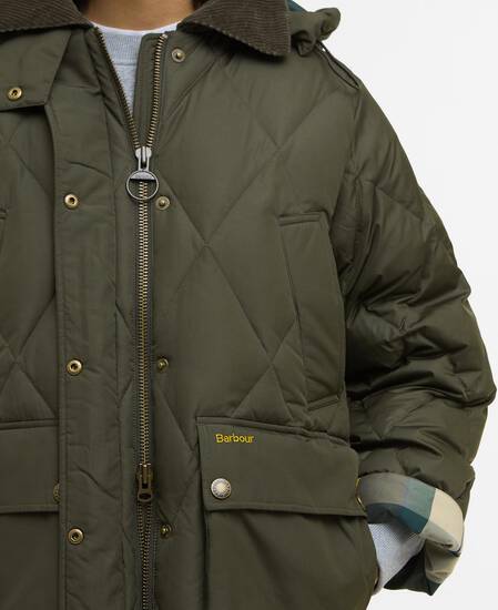 Yasmin Down Puffer Jacket Olive