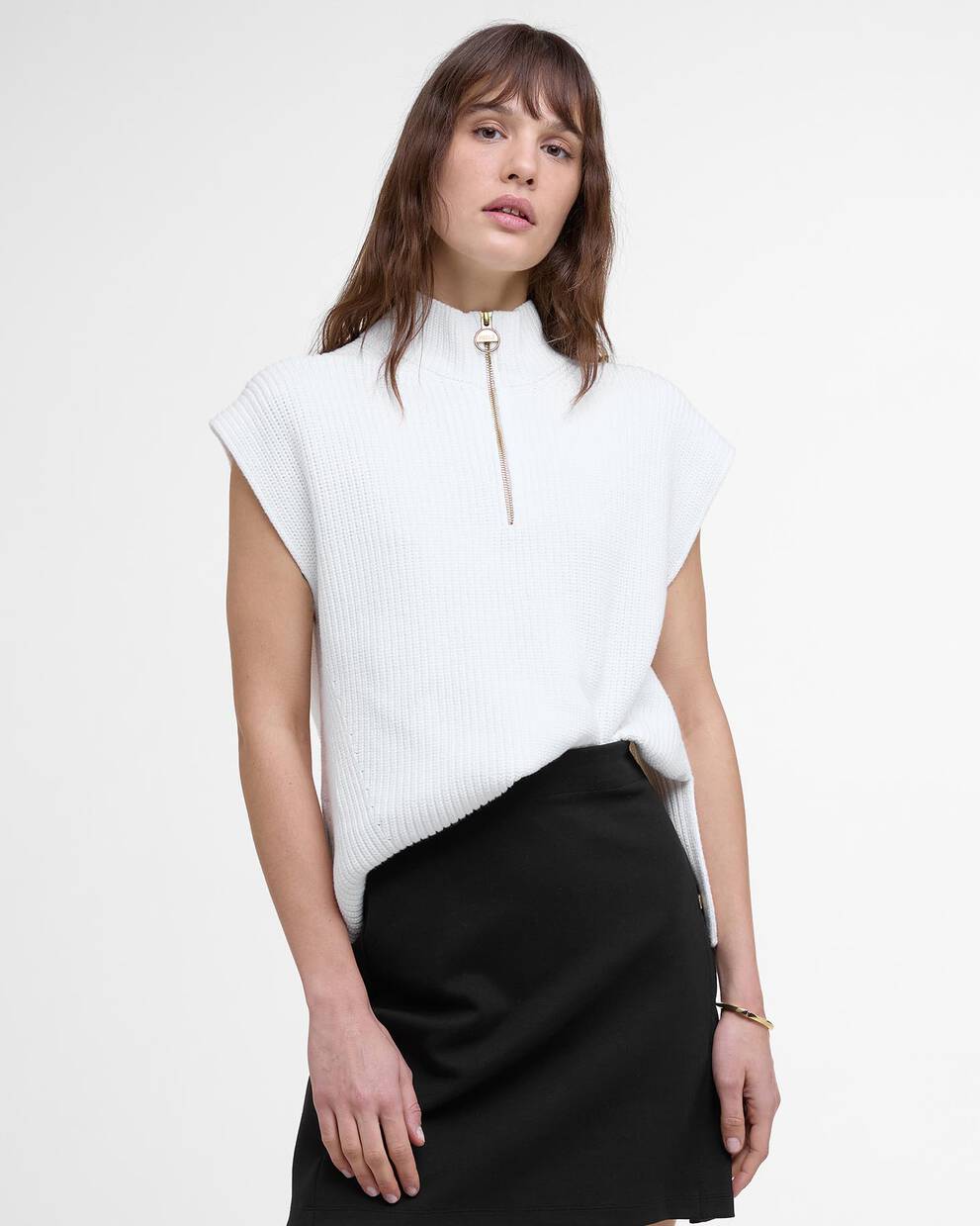 Clara Sleeveless Knitted Jumper