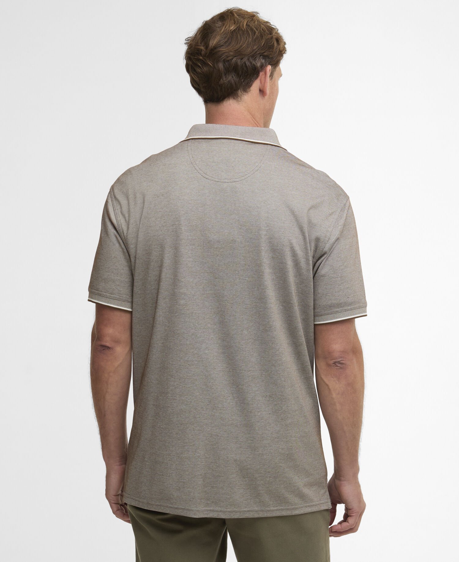 Heydon Short-Sleeved Polo Shirt Dark Sand