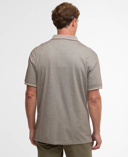 Poloshirt Heydon Short-Sleeved Dark Sand