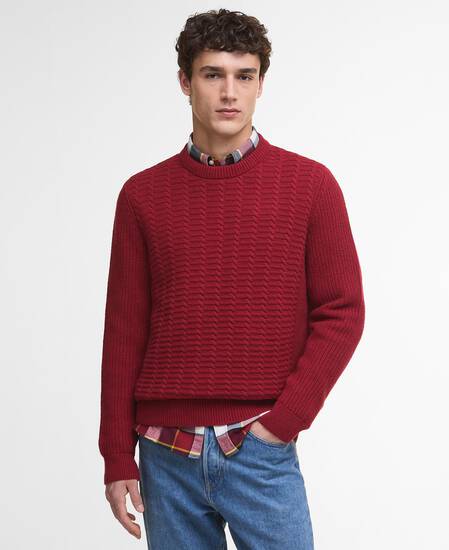Cleveland Crew Neck Jumper Biking Red Cleveland Crew Neck Jumper Biking Red