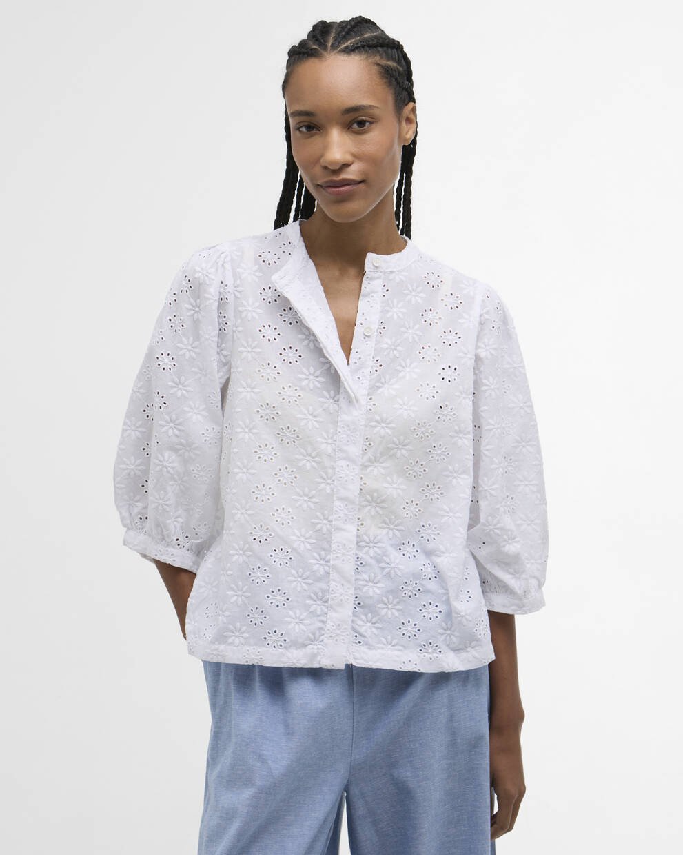 Layla Broderie Anglaise Shirt