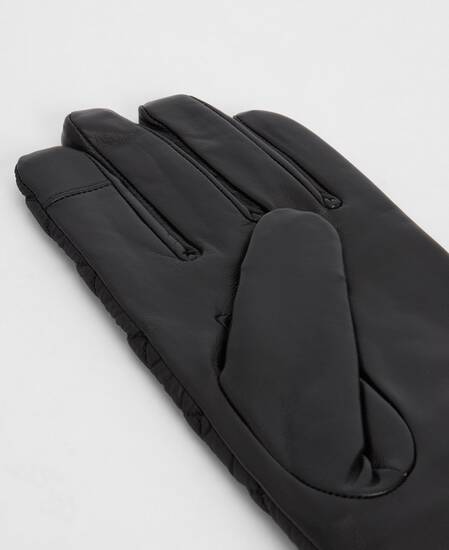 Singsby Quilted Waterproof Gloves Black