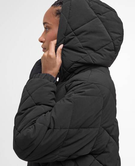Kirkton Longline Puffer Jacket Black/Classic