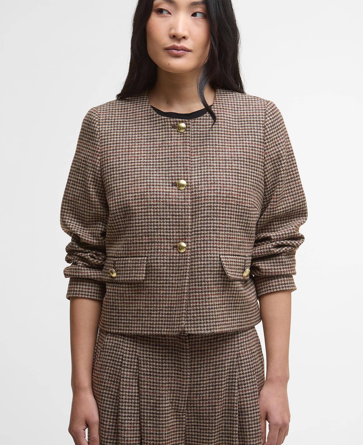 Corina Collarless Tailored Jacket image number 3