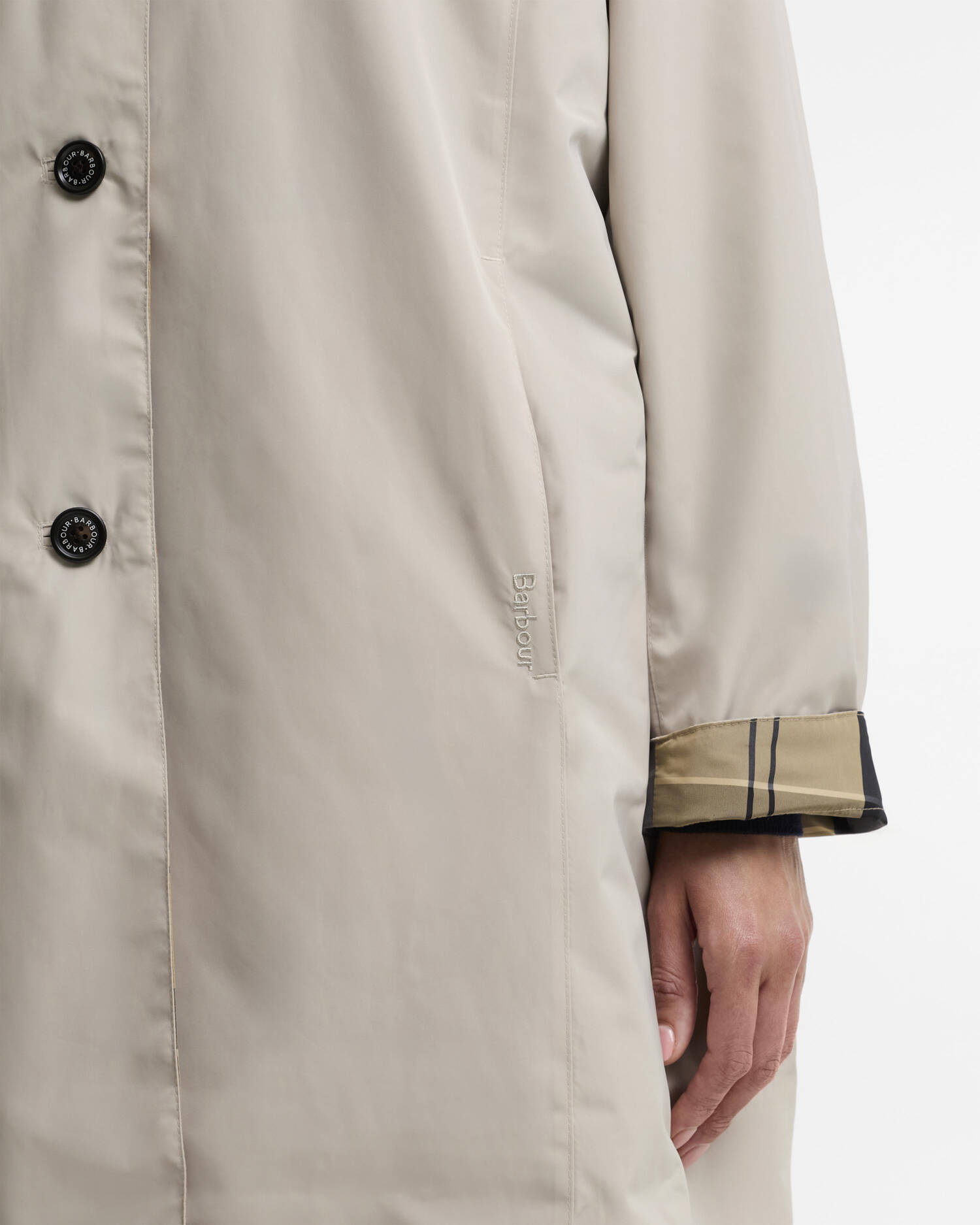 Babbity Plus-Size Showerproof Jacket Mist image number 4