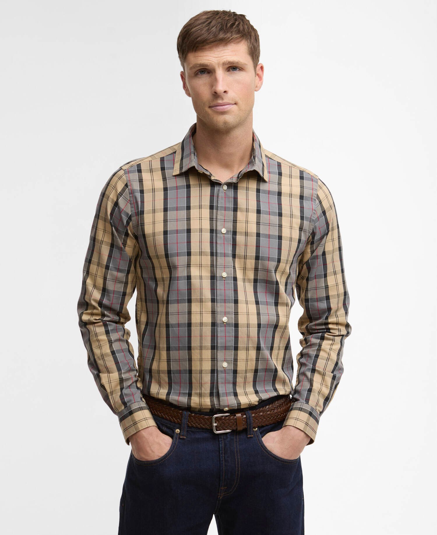 Hemd Kenton Long-Sleeved Tailored Dress Tartan image number 0