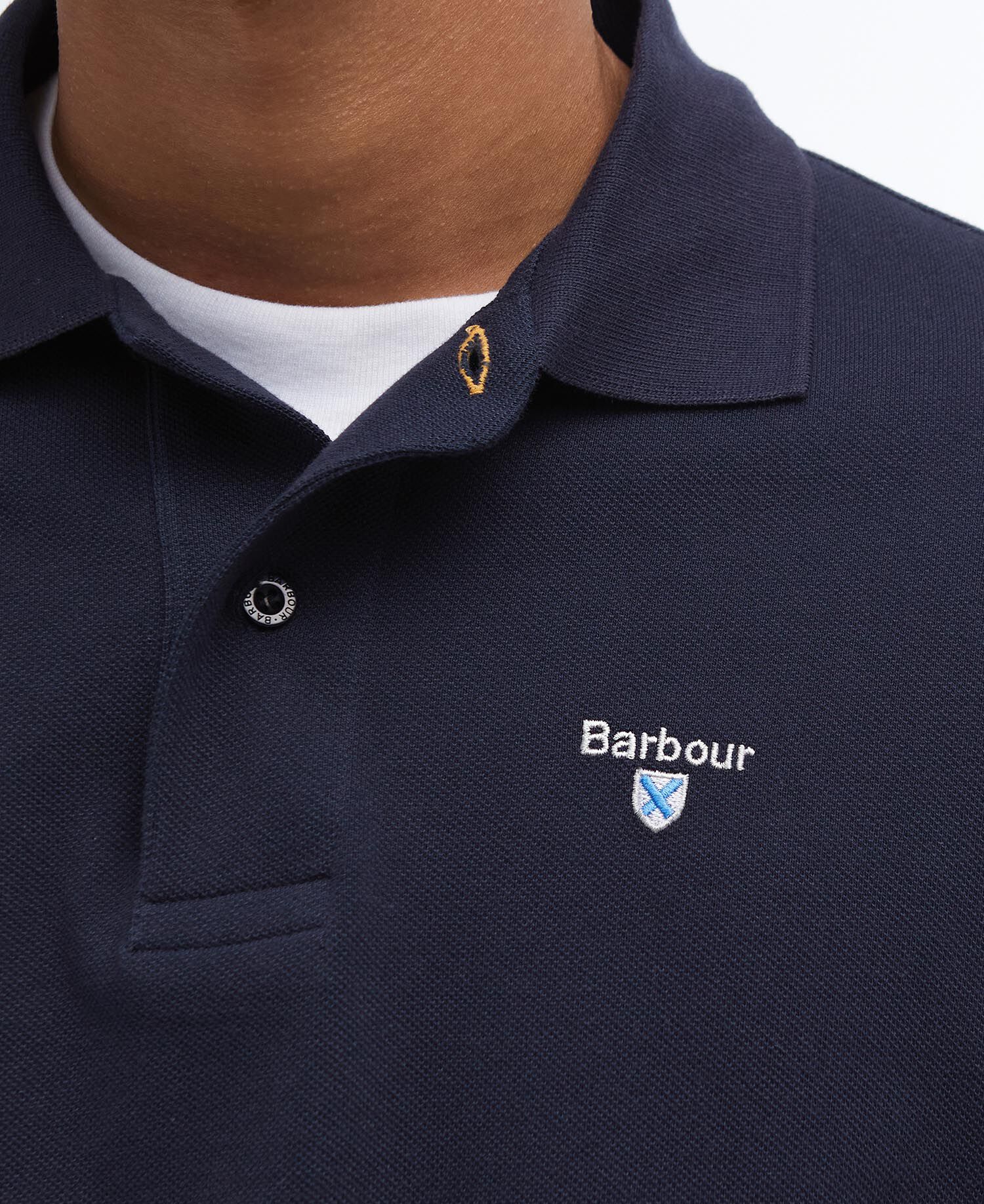 Sports Short-Sleeved Polo Shirt New Navy