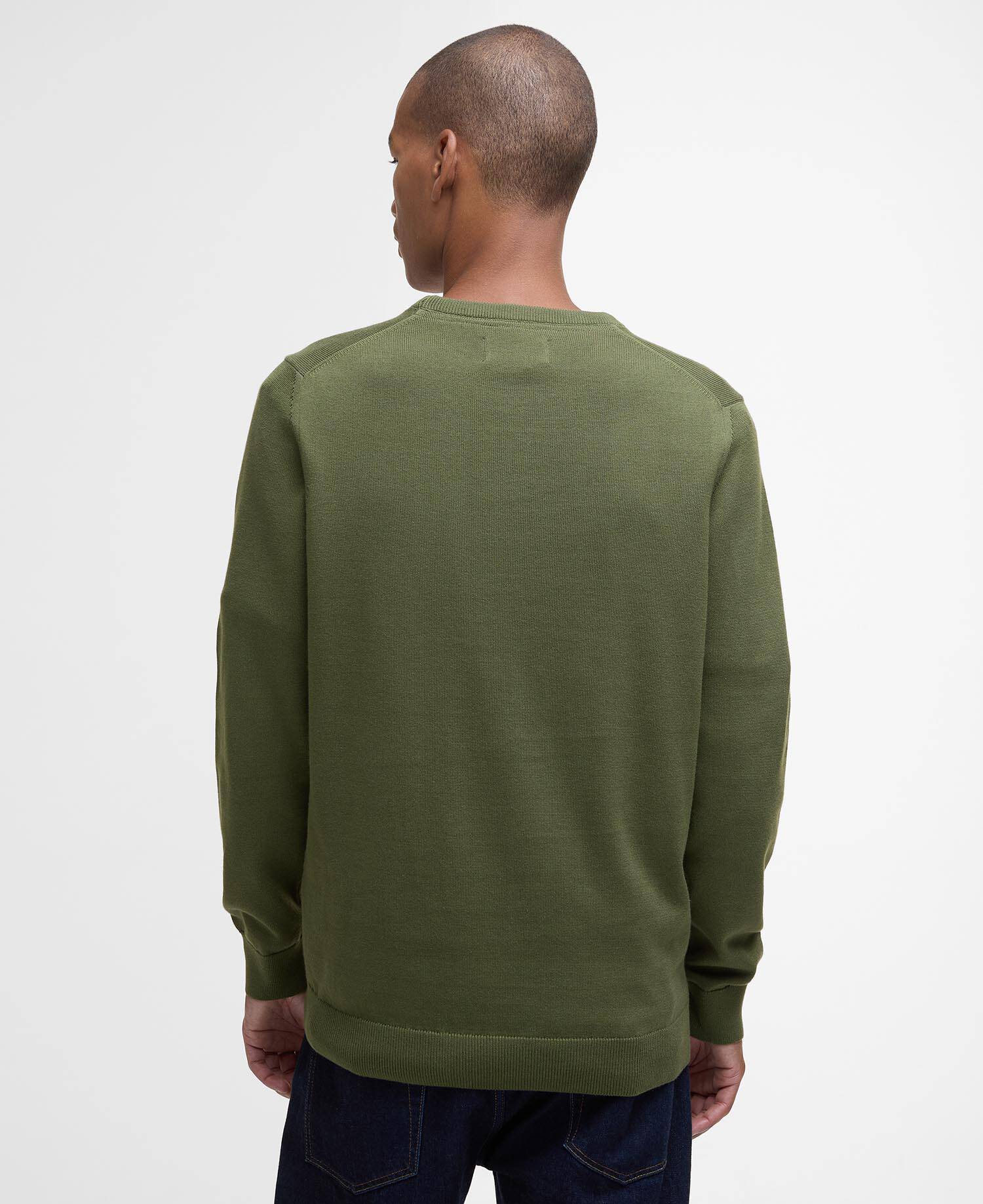 Pima Cotton Crew Neck Jumper image number 2