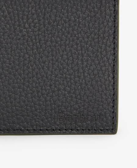Grain Leather Billfold Wallet Classic Black
