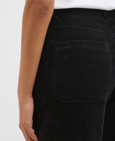 Barbour x ARKET Amber Loose Cord Trousers Black
