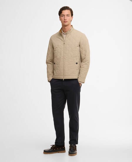 Tyneside Quilted Jacket Washed Stone