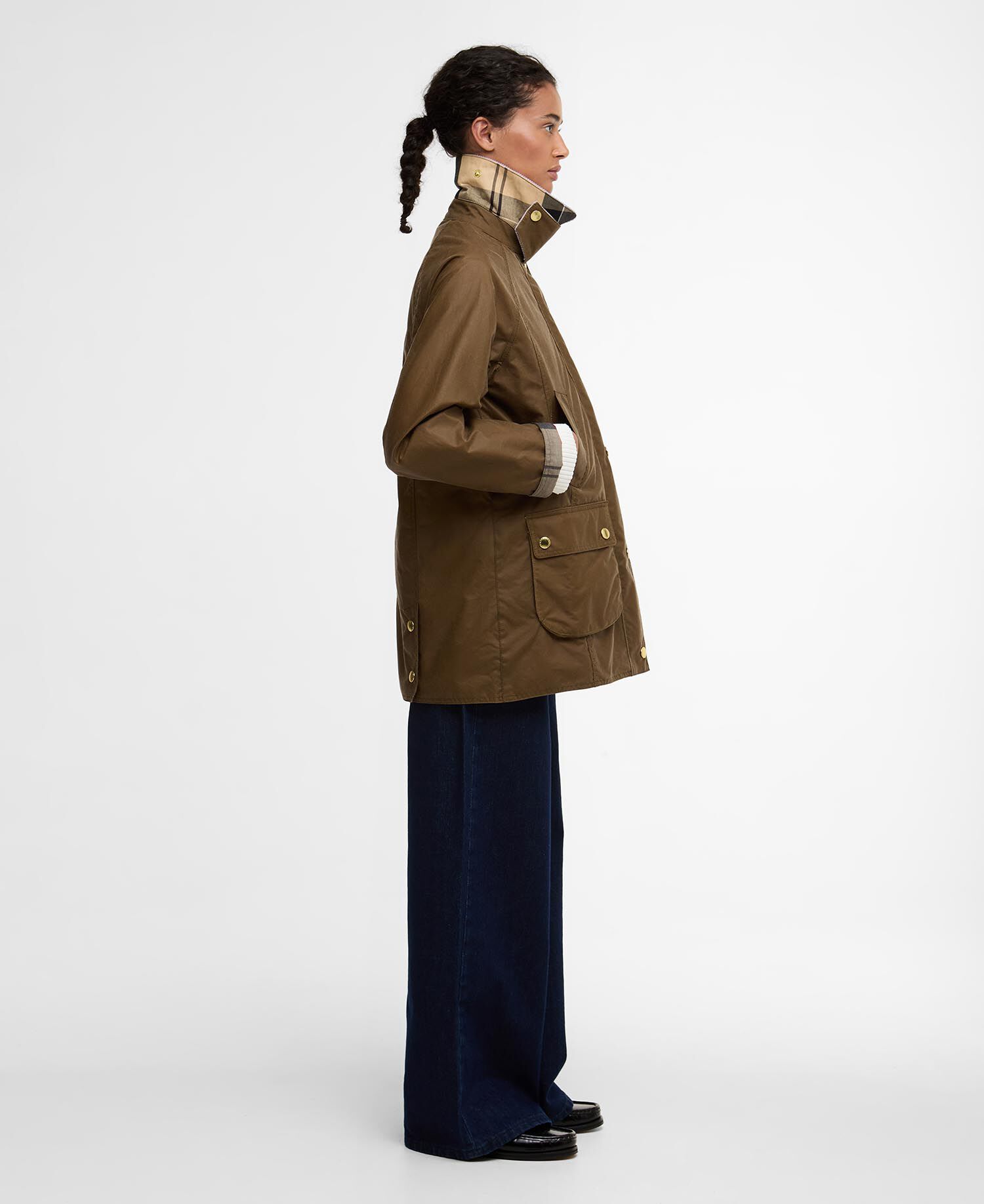Giacca cerata Modern Beadnell Sand/Dress/Heather Mist