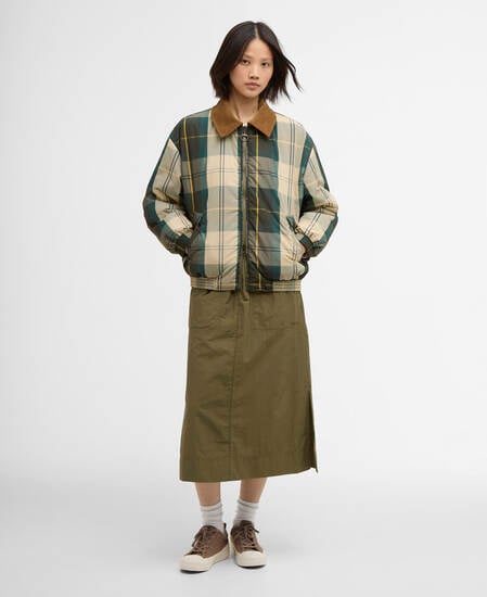 Maureen Reversible Casual Jacket Burnt Olive/Ancient