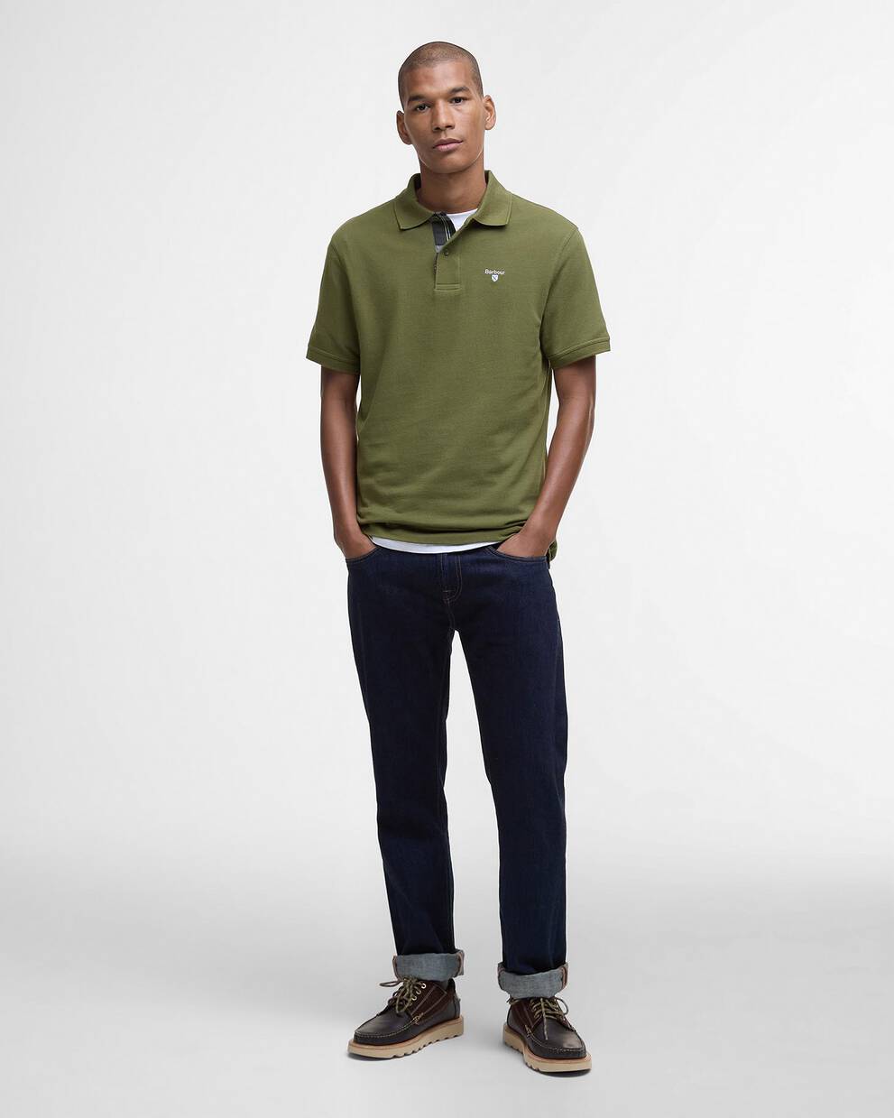 Tartan Pique Polo Shirt