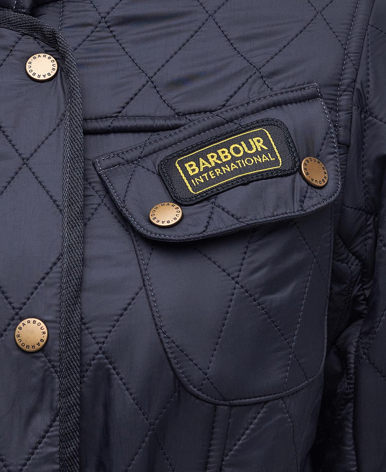 Barbour International バブアー インターナショナル 紺色 美品 Barbour International バブアー コート ナイロンコート ナイロン