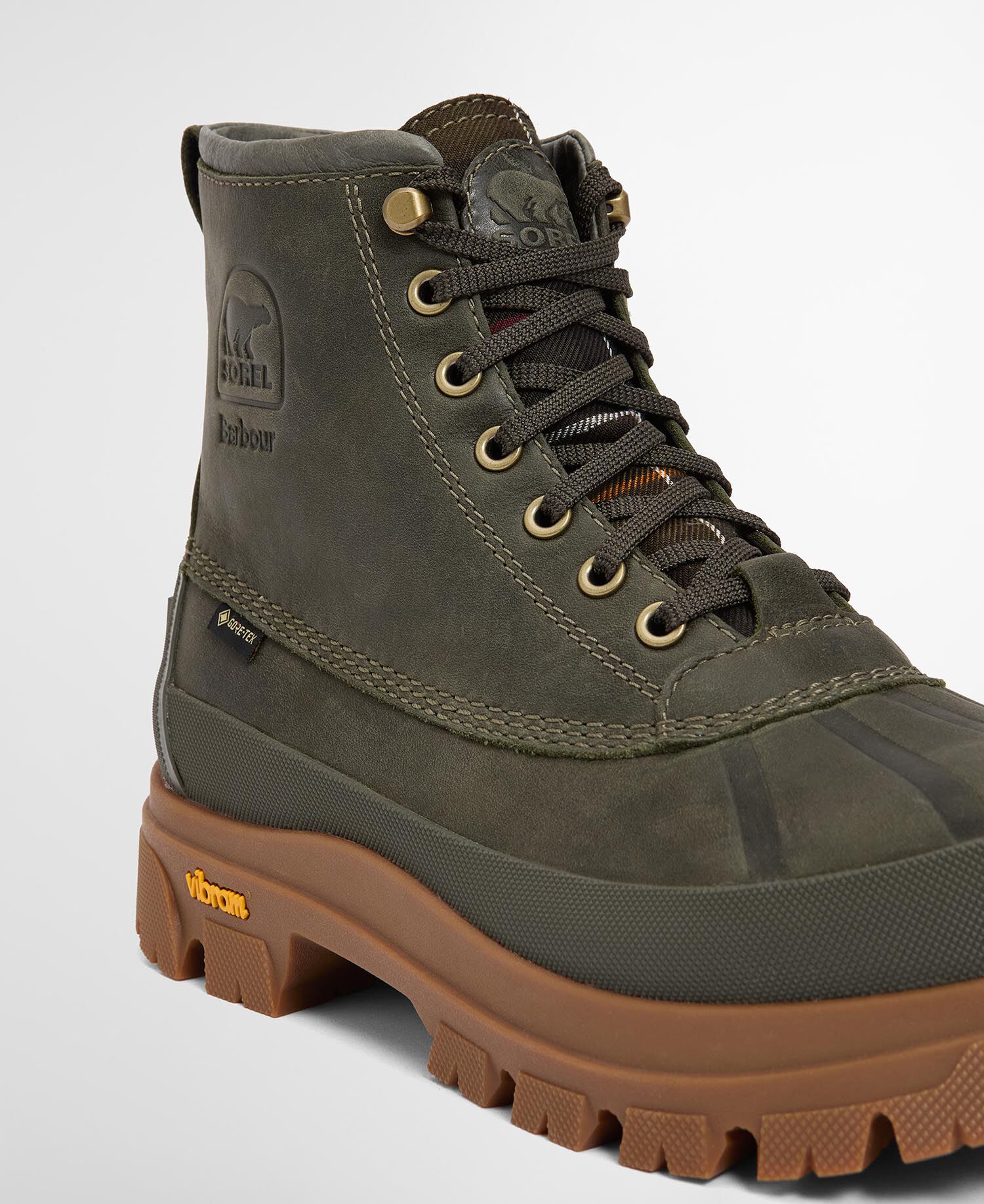 Barbour x SOREL Boots Daystorm Horizon GTX Waterproof Olive