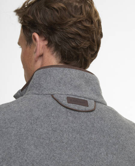 Weste Langdale Fleece Dark Grey Marl