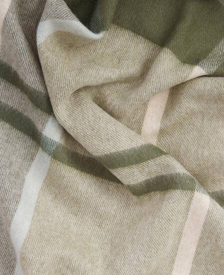 Rosefield Tartan Scarf Ancient Loden