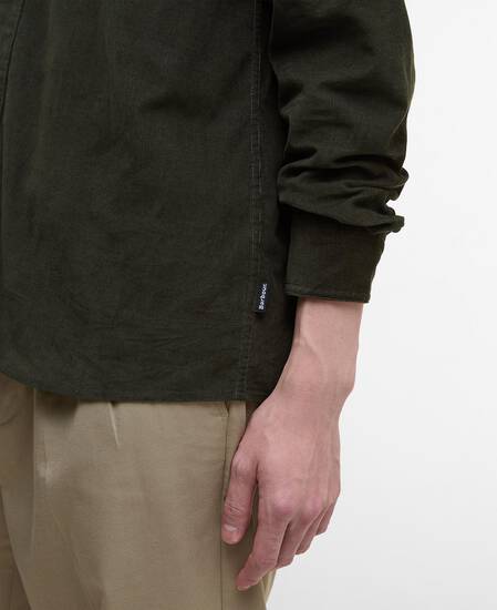 Ramsey Oversized Cord Shirt Forest