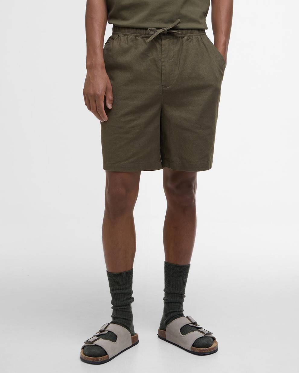 Cotton Linen Relaxed Shorts