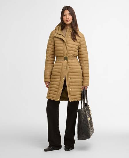 Longline Jada Puffer Jacket Antique Bronze