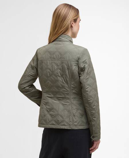 Halsey Quilted Jacket Dusky Khaki/Jasmine Halsey Quilted Jacket Dusky Khaki/Jasmine