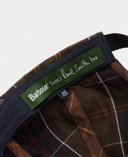 Cappellino Paul Smith loves Barbour Mixed Tartan