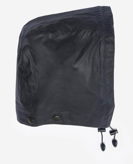 Waxed Cotton Hood Classic Navy
